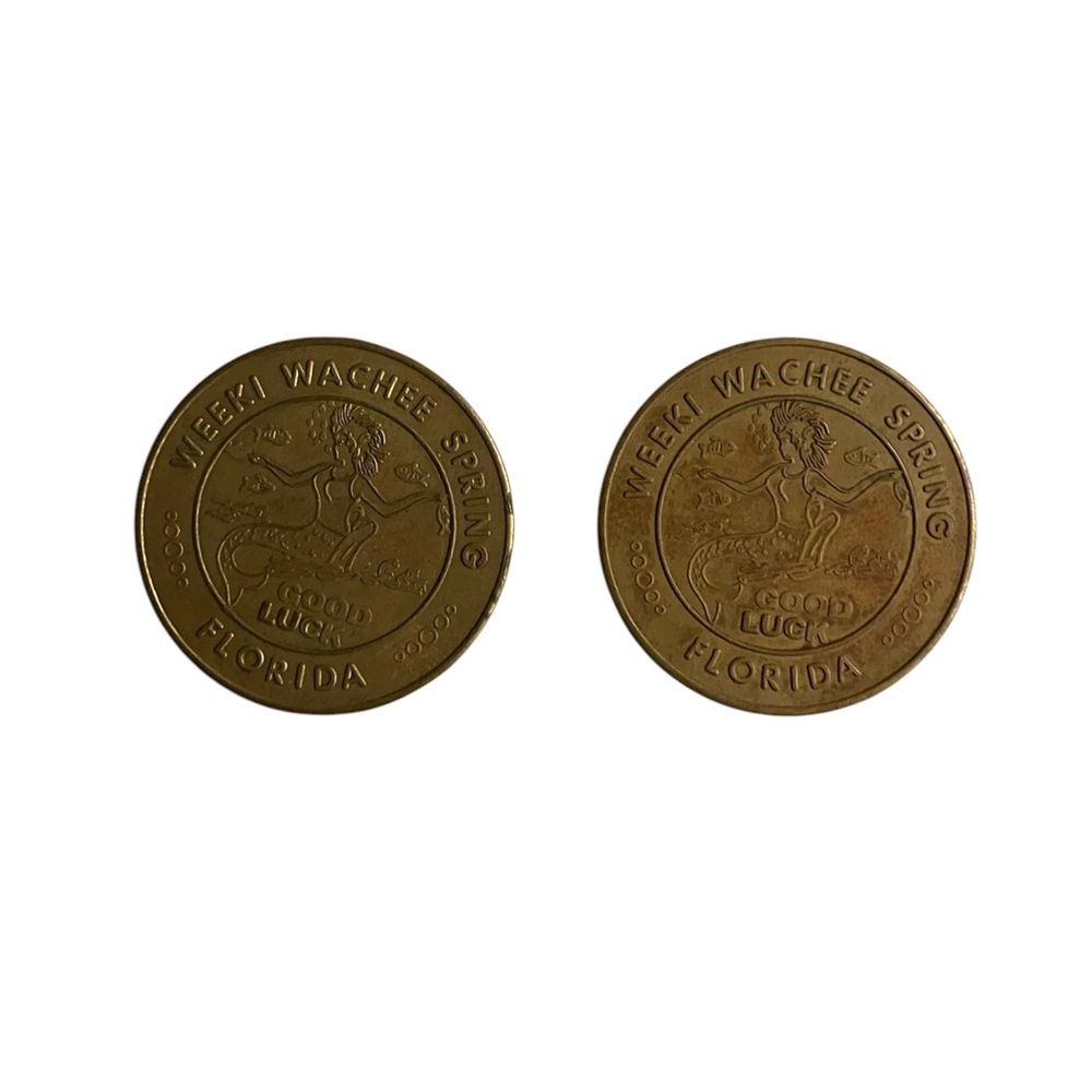 ✨Rare Weeki Wachee Spring Good Luck Token - Picture 2 of 2
